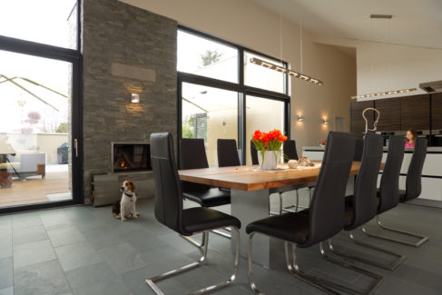 Natursteinverkleidung Kamin